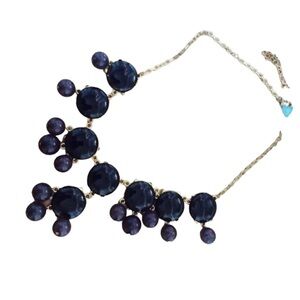 Purple Bubble Statement Necklace